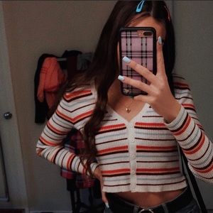 pacsun striped sweater